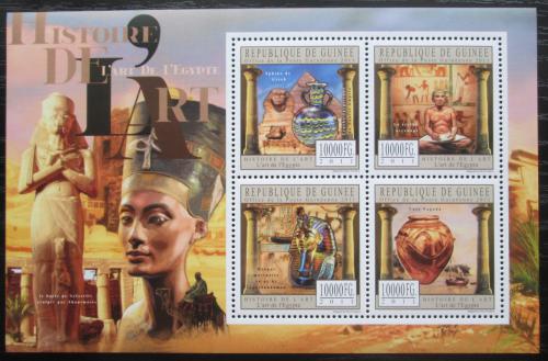 Poštovní známky Guinea 2011 Staroegyptské umìní Mi# 8762-65 Kat 16€