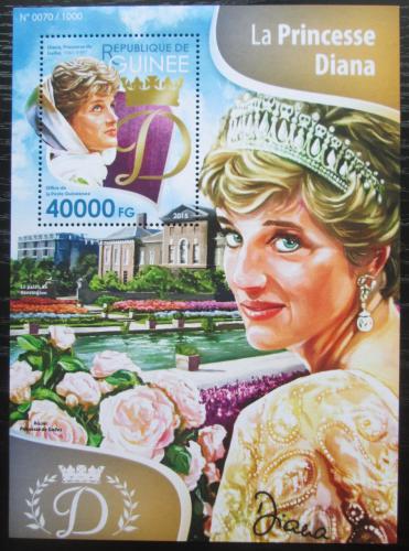 Poštovní známky Guinea 2015 Princezna Diana Mi# Block 2599 Kat 16€