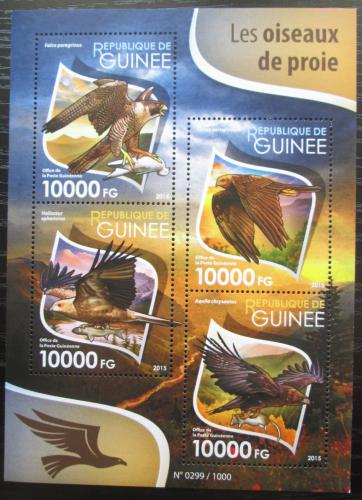Poštovní známky Guinea 2015 Dravci Mi# 11438-41 Kat 16€