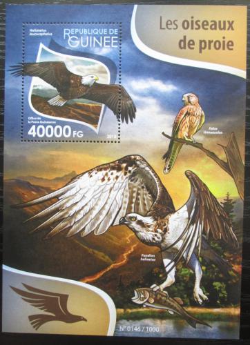 Poštovní známka Guinea 2015 Dravci Mi# Block 2584 Kat 16€