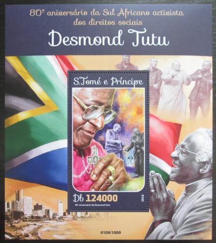 Potovn znmka Svat Tom 2016 Biskup Desmond Tutu Mi# Block 1161 Kat 12