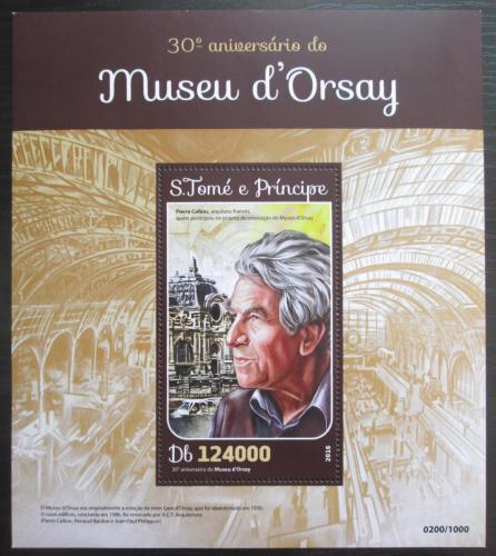 Poštovní známka Svatý Tomáš 2016 Umìní, Muzeum Orsay Mi# Block 1169 Kat 12€