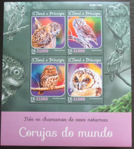 Poštovní známky Svatý Tomáš 2016 Sovy Mi# 6636-39 Kat 12€