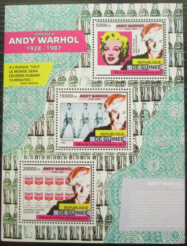 Poštovní známky Guinea 2012 Grafika, Andy Warhol Mi# 9248-50 Kat 16€ 