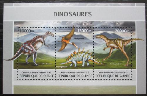 Poštovní známky Guinea 2013 Dinosauøi Mi# 9725-27 Kat 18€