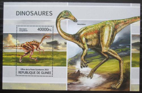 Poštovní známka Guinea 2013 Dinosauøi Mi# Block 2206 Kat 16€