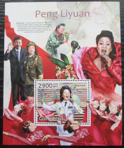 Poštovní známka Guinea-Bissau 2013 Peng Liyuan, sopranistka Mi# Block 1128 Kat 12€