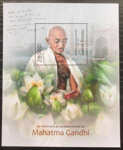 Poštovní známka Guinea-Bissau 2013 Mahátma Gándhí Mi# Block 1130 Kat 11€