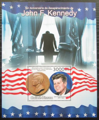 Poštovní známka Guinea-Bissau 2013 Prezident John F. Kennedy Mi# Block 1134 Kat 12€