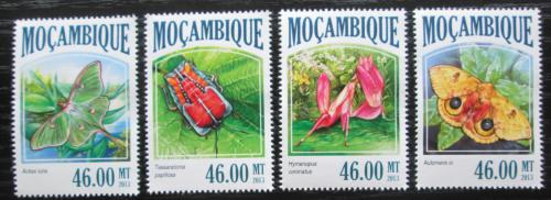 Potovn znmky Mosambik 2013 Hmyz Mi# 6947-50 Kat 11