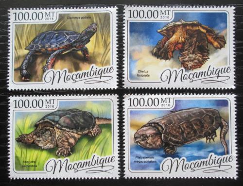 Poštovní známky Mosambik 2016 Želvy Mi# 8789-92 Kat 22€