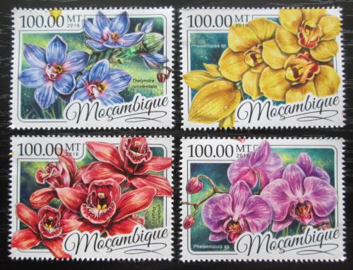 Poštovní známky Mosambik 2016 Orchideje Mi# 8744-47 Kat 22€