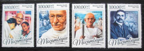 Poštovní známky Mosambik 2016 Mahátma Gándhí Mi# 8684-87 Kat 22€