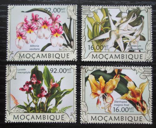 Poštovní známky Mosambik 2013 Orchideje Mi# 6284-87 Kat 13€