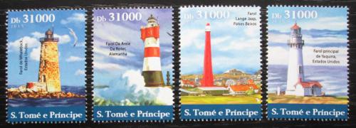 Poštovní známky Svatý Tomáš 2015 Majáky Mi# 6283-86 Kat 12€