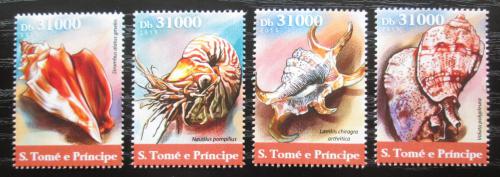 Poštovní známky Svatý Tomáš 2015 Mušle Mi# 6315-18 Kat 12€