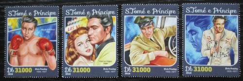 Poštovní známky Svatý Tomáš 2016 Elvis Presley Mi# Mi# 6676-79 Kat 12€
