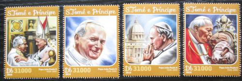 Poštovní známky Svatý Tomáš 2016 Papež Jan Pavel II. Mi# 6686-89 Kat 12€