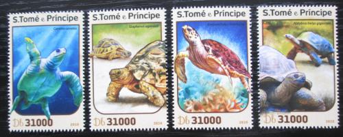Poštovní známky Svatý Tomáš 2016 Želvy Mi# 6846-49 Kat 12€