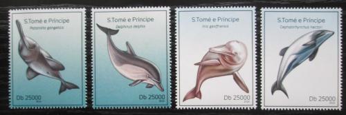 Poštovní známky Svatý Tomáš 2014 Delfíni Mi# 5609-12 Kat 10€