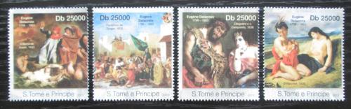 Poštovní známky Svatý Tomáš 2013 Umìní, Eugene Delacroix Mi# 4981-84 Kat 10€