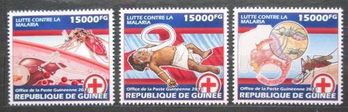 Poštovní známky Guinea 2013 Boj proti malárii Mi# 10217-19 Kat 18€
