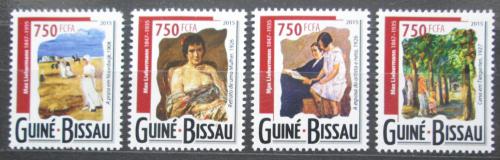 Potovn znmky Guinea-Bissau 2015 Umn, Max Liebermann Mi# 7843-46 Kat 12