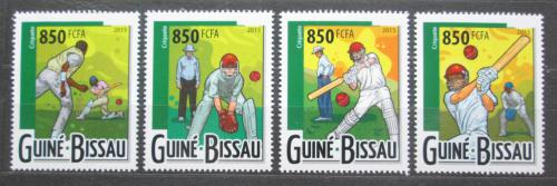 Potovn znmky Guinea-Bissau 2015 Kriket Mi# 7996-99 Kat 14 - zvtit obrzek