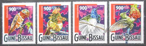Poštovní známky Guinea-Bissau 2015 Kolibøíci Mi# 7967-70 Kat 14€
