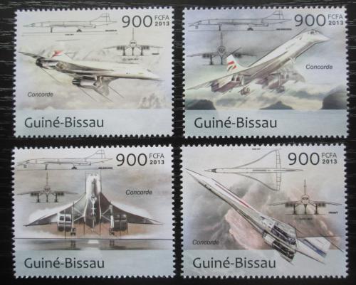 Poštovní známky Guinea-Bissau 2013 Concorde Mi# 6477-80 Kat 14€