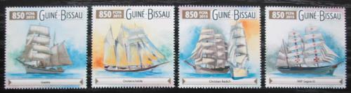 Poštovní známky Guinea-Bissau 2015 Plachetnice Mi# 8088-91 Kat 14€