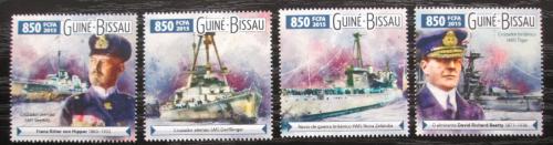 Poštovní známky Guinea-Bissau 2015 Bitva u Dogger Banku Mi# 8120-23 Kat 14€