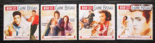Poštovní známky Guinea-Bissau 2015 Elvis Presley Mi# 8105-08 Kat 14€
