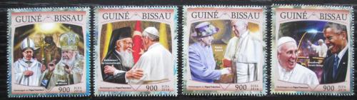 Poštovní známky Guinea-Bissau 2016 Papež František Mi# 8679-82 Kat 13.50€