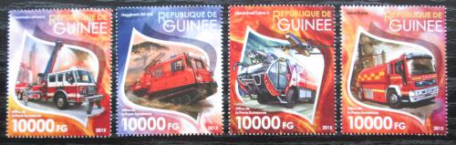 Poštovní známky Guinea 2015 Hasièská auta Mi# 11463-66 Kat 16€
