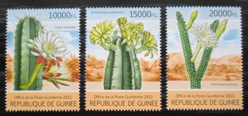 Poštovní známky Guinea 2013 Kaktusy Mi# 9717-19 Kat 18€