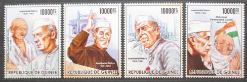 Poštovní známky Guinea 2015 Džaváharlál Néhrú Mi# 11333-36 Kat 16€