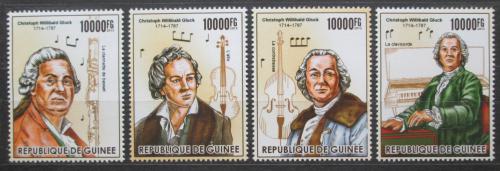 Poštovní známky Guinea 2015 Christoph Willibald Gluck Mi# 11293-96 Kat 16€ 