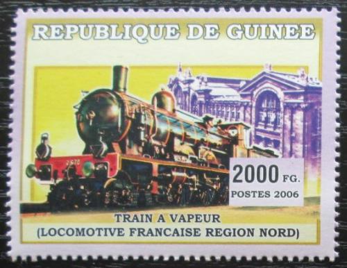 Poštovní známky Guinea 2006 Parní lokomotiva Mi# 4377