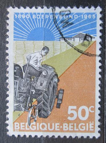 Potovn znmka Belgie 1965 Rolnk na traktoru Mi# 1397 - zvtit obrzek