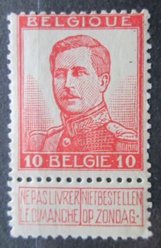 Poštovní známka Belgie 1913 Král Albert I. Mi# 100 II