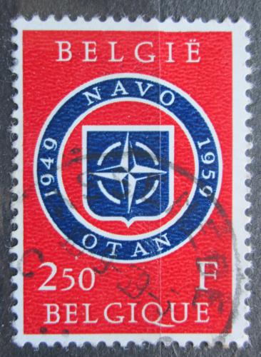 Poštovní známka Belgie 1959 NATO, 10. výroèí Mi# 1147