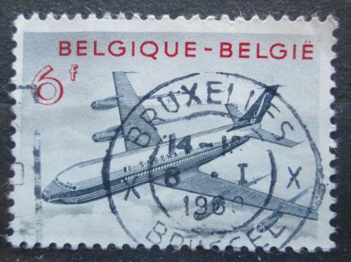 Potovn znmka Belgie 1959 Letadlo Boeing 707 Mi# 1166