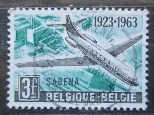 Potovn znmka Belgie 1963 Letadlo Caravelle VI Mi# 1319 - zvtit obrzek