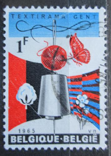 Potovn znmka Belgie 1965 Vstava Textirama Mi# 1374