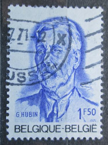 Poštovní známka Belgie 1971 Georges Hubin, politik Mi# 1644