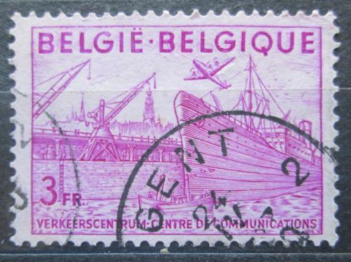 Poštovní známka Belgie 1948 Pøístav Antverpy Mi# 811