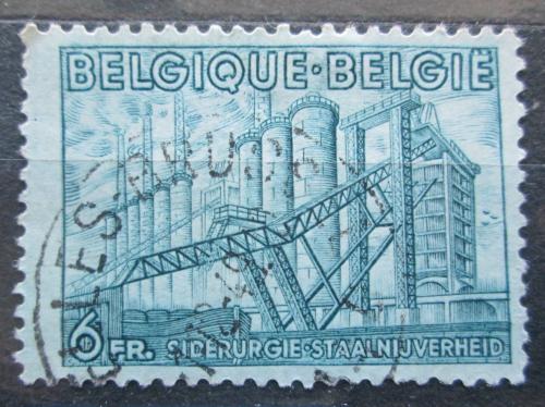 Poštovní známka Belgie 1948 Oceláøský prùmysl Mi# 814