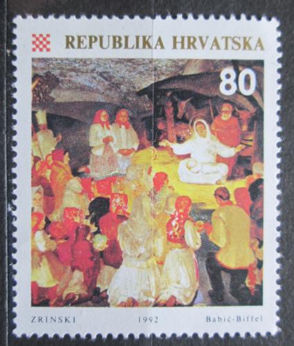 Poštovní známka Chorvatsko 1992 Vánoce Mi# 218