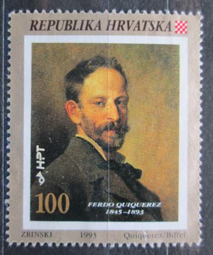 Poštovní známka Chorvatsko 1993 Umìní, Ferdo Quiquerez Mi# 226